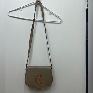 Vintage Yves Saint Laurent Shoulder Bag Light Brown Free Shipping